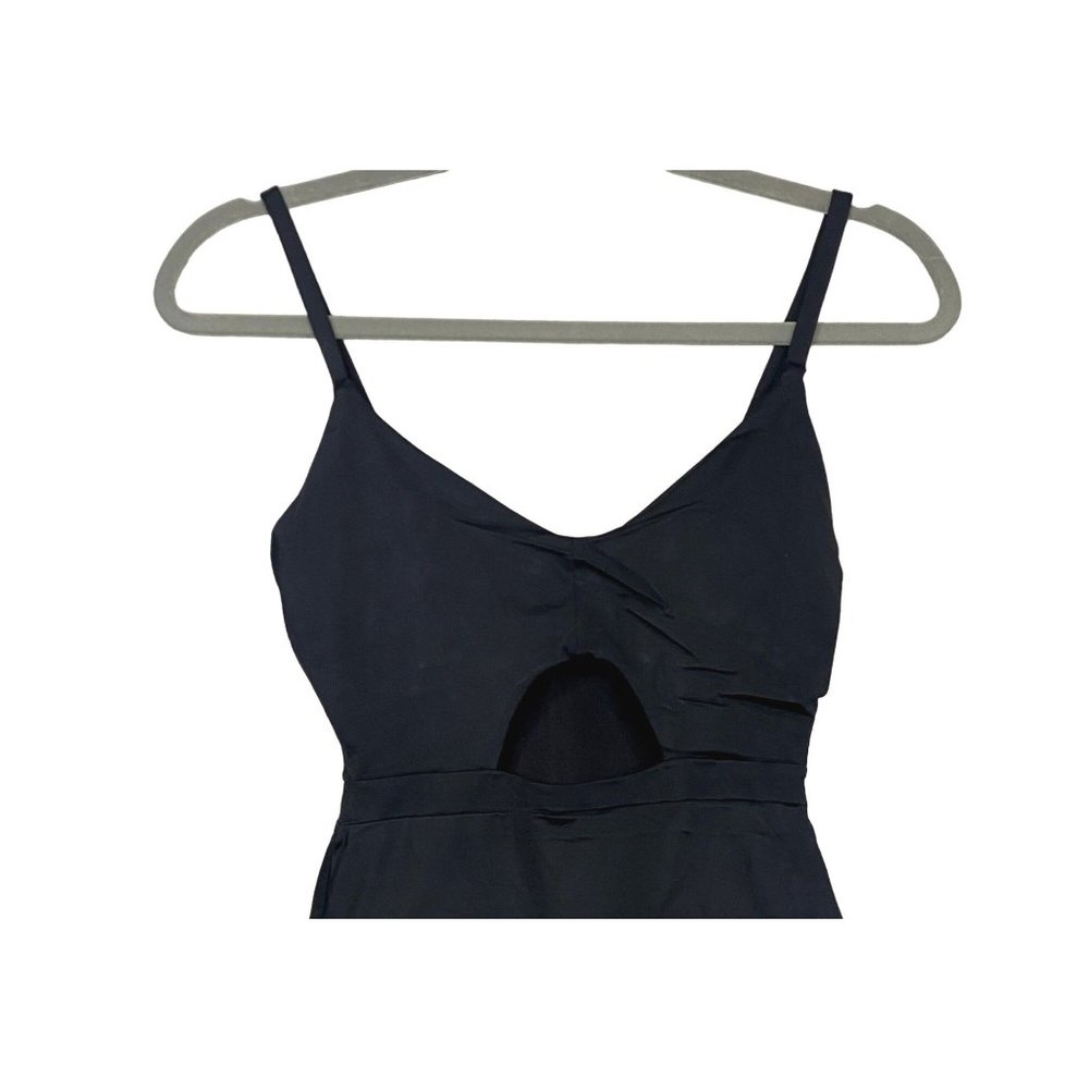 NWT Andie The Samoa One Piece Swimsuit Keyhole V Neck Removable Cups S Black - Picture 5 of 11